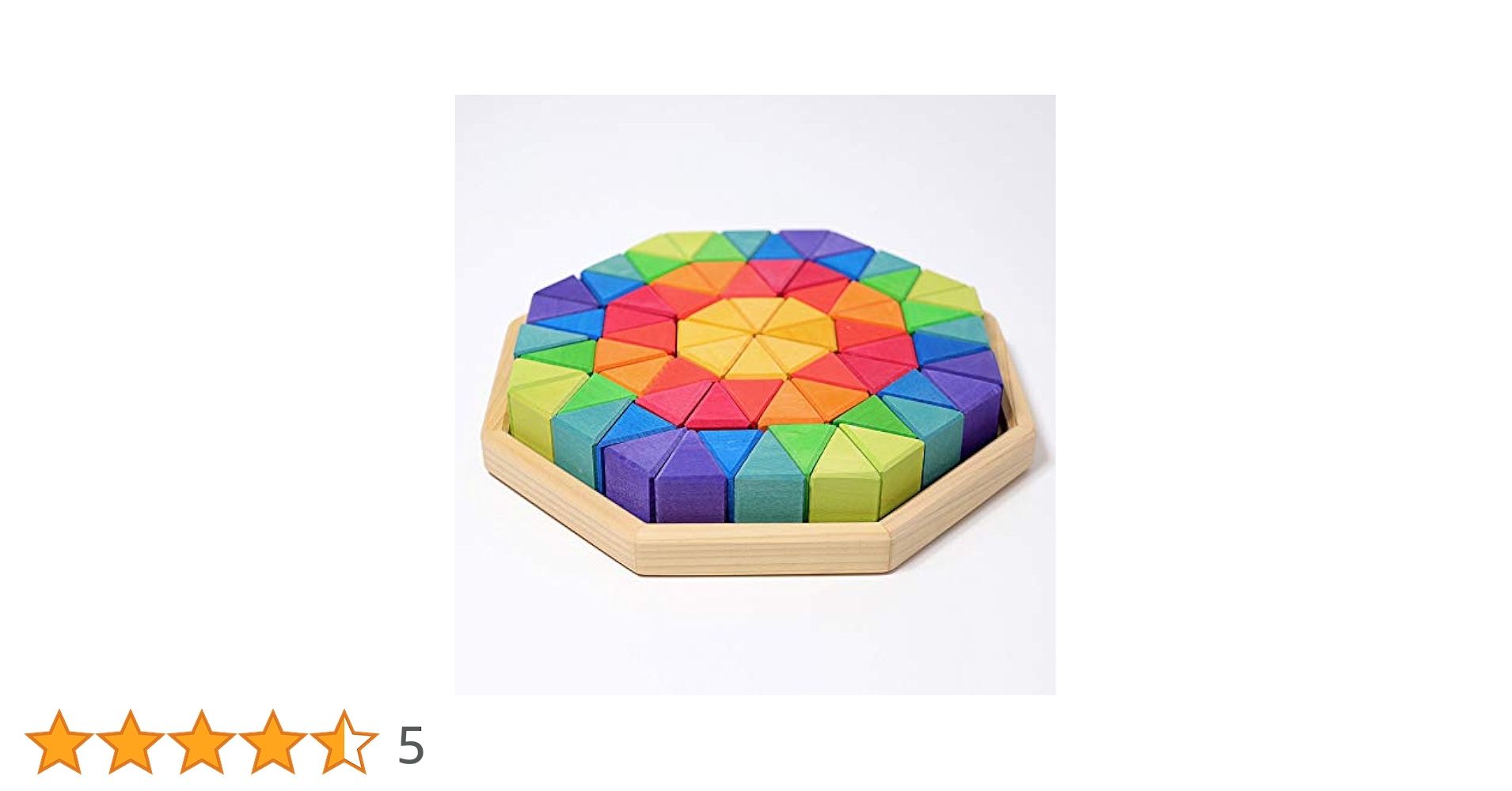 Amazon | グリムス にじのオクタゴン・大 GM43280 | 積み木